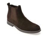 Ghete GEOX maro, U2658A, din piele intoarsa