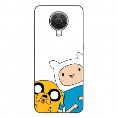 Husa compatibila cu Nokia G10, compatibila cu Nokia G20 Silicon Gel Tpu Model Finn and Jake Tongues