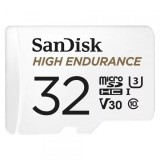 Cumpara ieftin Card Memorie microSDHC SanDisk High Endurance, 32Gb, Clasa 10 / UHS-1 U3, Cu Adaptor SDSQQNR-032G-GN6IA