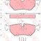 Set placute frana,frana disc JAGUAR XJ (NAW, NBW) (1996 - 2003) TRW GDB1109