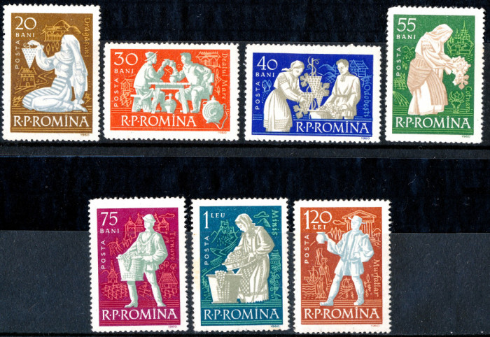 1960 LP511 serie Viticultura MNH