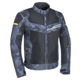 MBS Geaca textila impermeabila Oxford Dakar, Negru/Gri-Camuflaj, 3XL, Cod Produs: TM2112013XLOX
