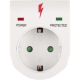 Adaptor Vision Touch 307.1898 pentru protectie la supratensiune, 1 varistor, Alb