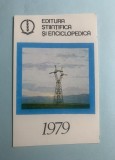 Calendar 1979 editura științifică și enciclopedică