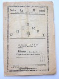 QW13 - Program cinematograf - Cinema Unic - anii 1930