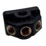 Distribuitor aer comprimat perete, 4 ieșiri, 1/2&quot;