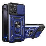 Husa iPhone 16 Pro protectie camera Techsuit CamShield Series, albastru