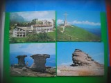 HOPCT LOT 3119 BUSTENI -PRAHOVA- 4 CARTI POSTALE-CIRCULATE, Circulata, Printata
