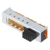 Comutator Glisant 6 Pozitii 0.3A 30VDC PCB THT