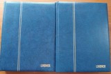 DOUA-CLASOARE-(MADE:U.E)-Coperte-nuante de albastru-30foi albe/60Pg./2 foite inter./ 10 benzi/pag"./stare f buna"-vezi scan