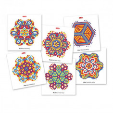 Joc Fantacolor Pixel Mandala Daisy Quercetti, 1200 piese, 5 ani+ foto