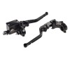 Set Pompa Frana + Maneta Ambreiaj Rabatabila Moto, Negru, CNC, MX_NEW CNC90011