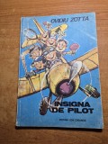 carte pentru copii - insigna de pilot - din anul 1989