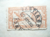 Timbru Spania 1905 Taxe Postale , 20c stampilat ,cu nr control