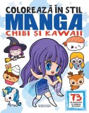 Coloreaza in stil Manga, Chibi si Kawaii PlayLearn Toys, Girasol