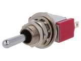 Comutator basculant SP3T (ON)-OFF-(ON) C&amp;K - 2A/250VAC, IP40