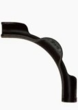 Curba Ghidaj Teava PEX 14-18 mm, Poliamida cu Fibra de Sticla, Protectie Tevi, Negru, 150 x 22 x 25 mm