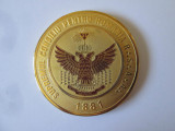 Medalia masonică UNC Ritul Scoțian-Supremul Consiliu:130 ani de fidelitate 2011