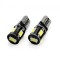 Bec de pozitie tip LED Canbus, T10 W2.1x9.5 W5W, 12V 2W, 5 SMD 5730 , culoare alb , AMIO, set 2 buc AutoDrive ProParts