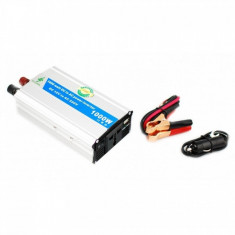 Invertor auto 12V - 220V cu putere 1000W foto