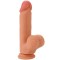 Realiste cu testicule - Dorinta Ascunsa Infern Dildo Realist din Silicon Lichid Premium 19 cm Densitate Dubla Aproape Real la Fiecare Detaliu