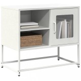 vidaXL Dulap TV, alb, 68x39x60,5 cm, oțel 853391