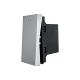 Cumpara ieftin Intrerupator simplu mecanic 1M Luxion, gri, compatibil cu rame din sticla