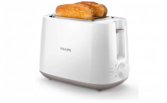 Prajitor de paine Philips, 2 felii, alb, HD2581 00 - RESIGILAT foto