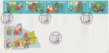 Romania 2001 - FDC Benzi desenate (streif de 5 marci), LP 1572