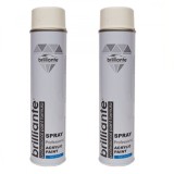 Cumpara ieftin Pachet 2 x Vopsea Spray Acrilica Brilliante Alb Pur Lucios RAL 9010 600 ml