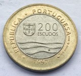 450. Moneda Portugalia 200 escudos 1997 (Lisbon World Expo '98)