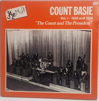 Count Basie - vol I 1936 and 1939 NM / VG+ disc LP vinil CBS Olanda 1985 foto