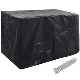 VidaXL Husă mobilier grădină, 8 ocheți, 140x70x90 cm