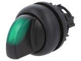 Comutator Rotativ 22mm Verde 2 Pozitii