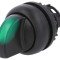 Comutator Rotativ 22mm Verde 2 Pozitii