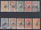 ROMANIA 1906 LP 61 CAROL I 25 ANI PROCLAMAREA REGATULUI SERIE STAMPILATA, Stampilat