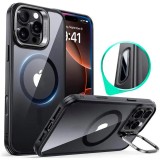 Husa iPhone 16 Pro Max ESR Classic Hybrid HaloLock Kickstand, negrutransparenta