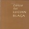 Lirica lui Lucian Blaga