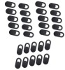 Set de 30 protectii adezive pentru camera telefon tableta - Negru, Dactylion