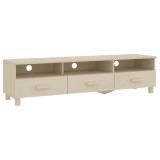 Cumpara ieftin Dulap TV &bdquo;HAMAR&rdquo;, maro miere, 158x40x40 cm, lemn masiv de pin