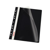 Dosar cu multiperforatii Esselte VIVIDA plastic 10 bucati/set negru