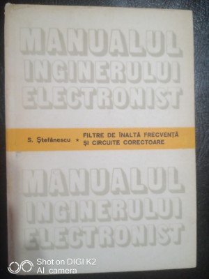 Manualul ing electronist-Filtre de inalta frecventa si circuite corectoare foto