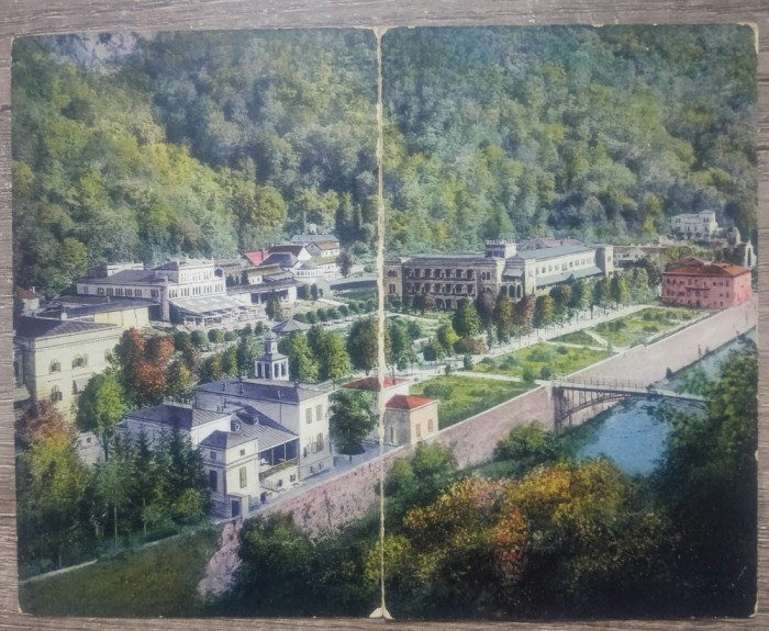 Baile Herculane, Herkulesbad// carte postala dubla