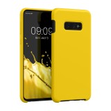 Husa Kwmobile pentru Samsung Galaxy S10e, Galben, Silicon, KWM000009SG047C, Carcasa