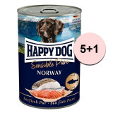 Cumpara ieftin Happy Dog Lachs Pur Norway - 400 g / somon 5+1 GRATUIT