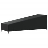 VidaXL Husă pentru șezlong, negru, 203x81x25/63 cm, Oxford 420D