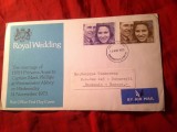 Plic FDC - Anglia 1973 Nunta Regala - Printesa Anna si Cpt.Mark Phillips