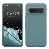 Husa Kwmobile pentru Google Pixel 7, Verde inchis, Silicon, KWM0000171I040C