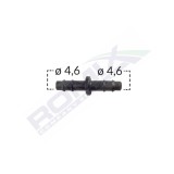 Conector Furtun Liniar Universal 4.6Mm - Negru Set 10 Buc 133617 52032-RMX