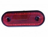 Lampa Laterala LED Rosie 12/24V, 20 LED-uri, 115x40mm, Semnalizare Auto Universala, Catadioptru
